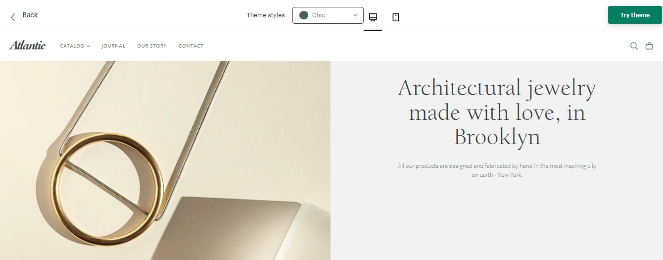 Chic Atlantic Theme Shopify