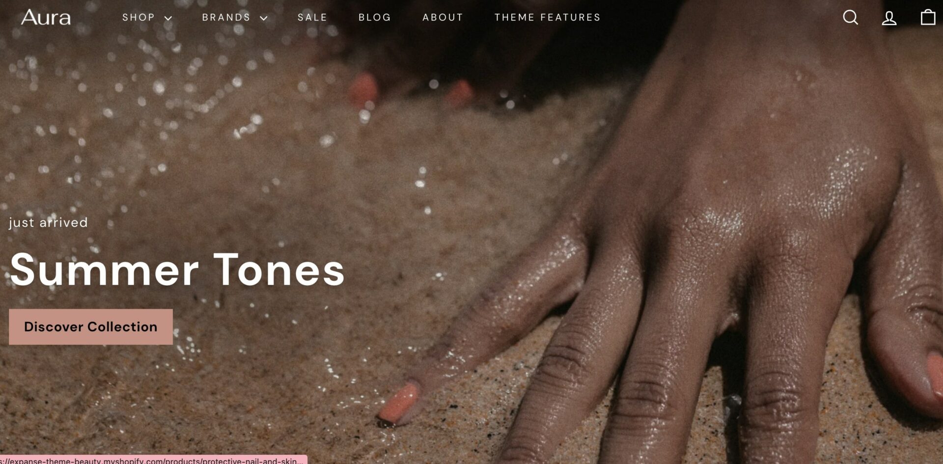 Modern style of Expanse Theme Shopify