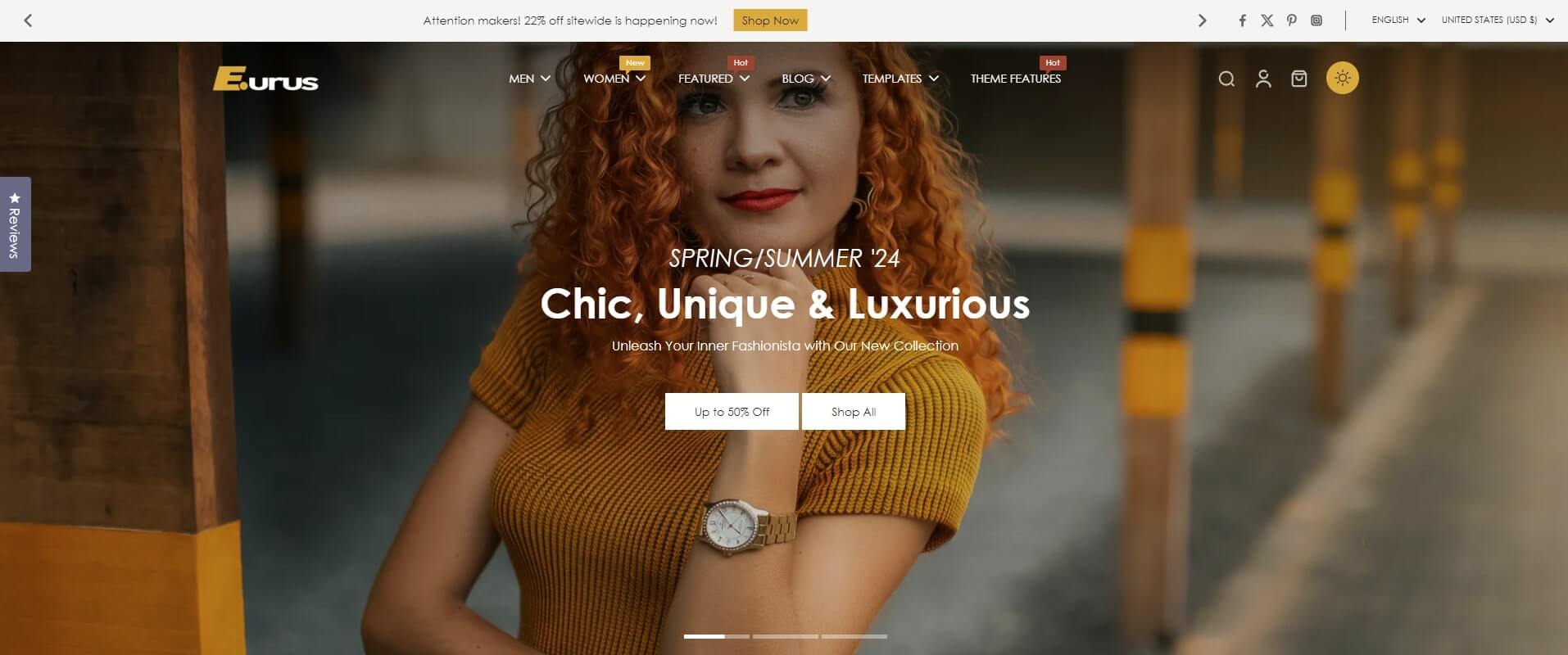 eurus theme bss commerce