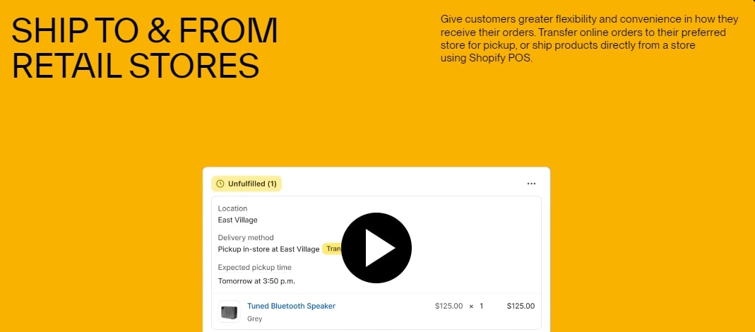 ship to & from store Shopify Editions Summer 2024