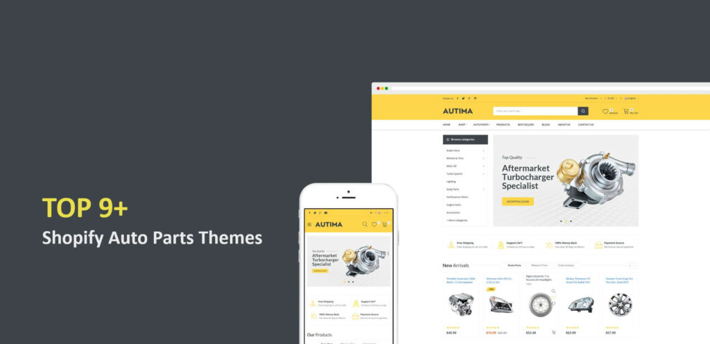 Shopify auto parts themes