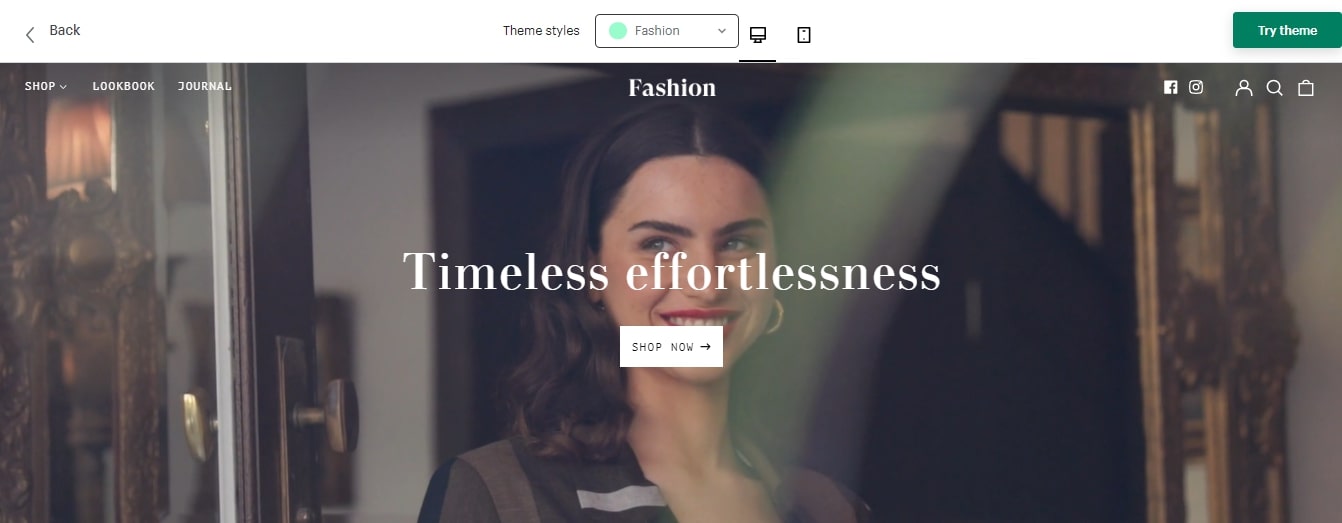 slideshow label shopify theme