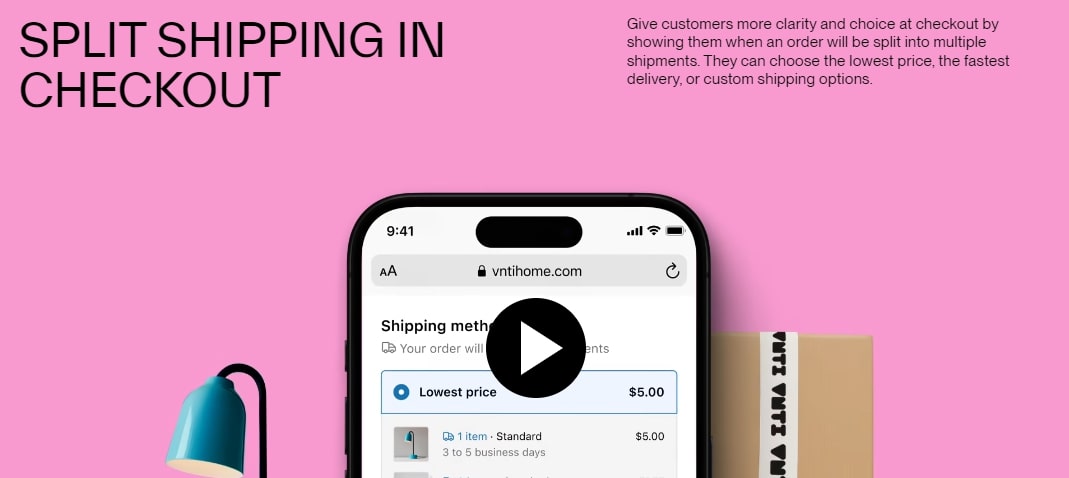 split shipping Shopify Editions Summer 2024