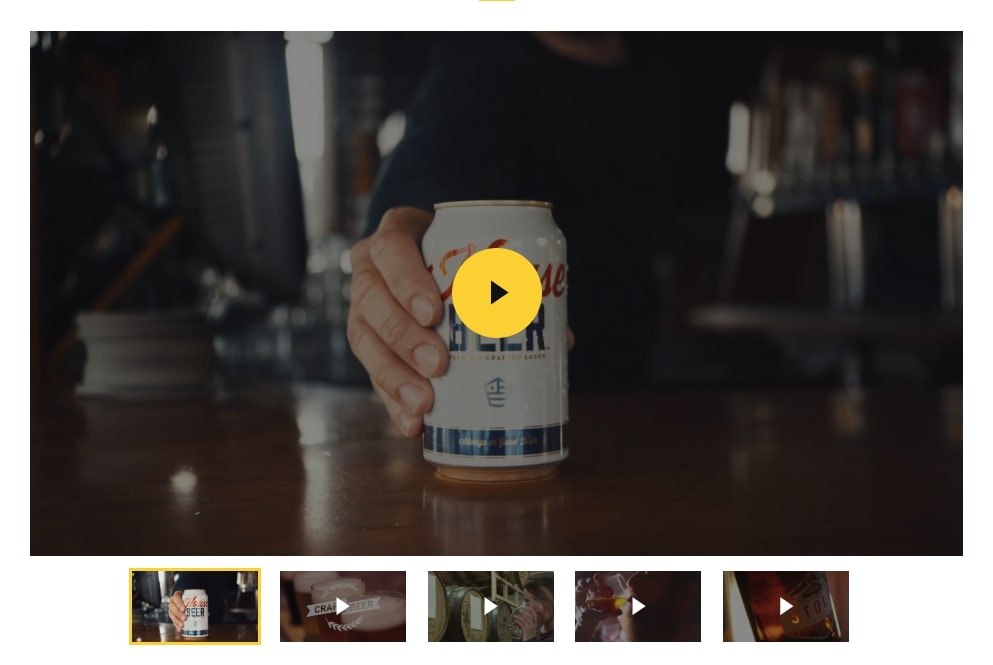 video gallery Shopify theme Venue