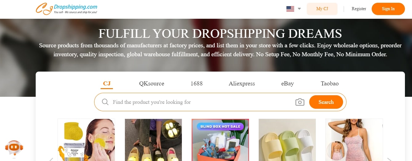 CJ Dropshipping best dropshipping suppliers