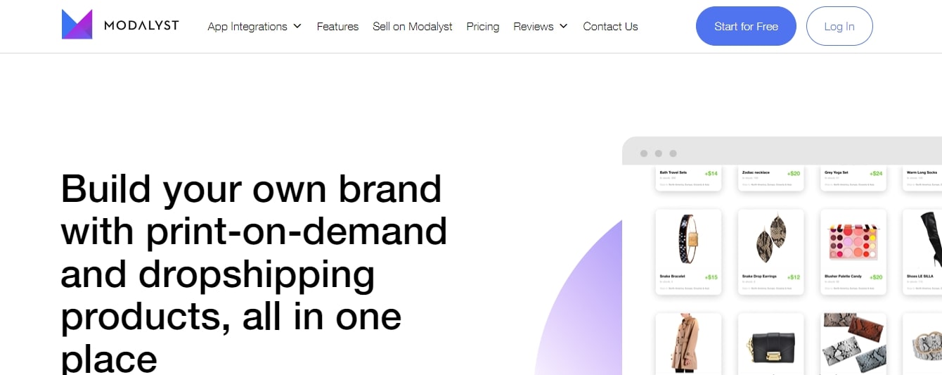 Modalyst best dropshipping suppliers