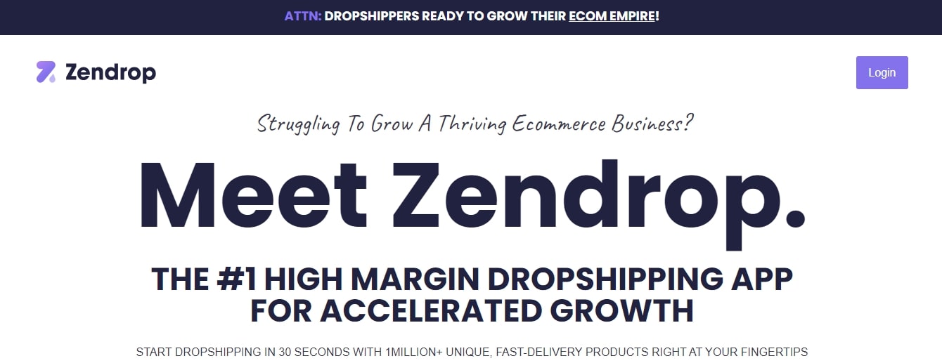 Zendrop best dropshipping suppliers