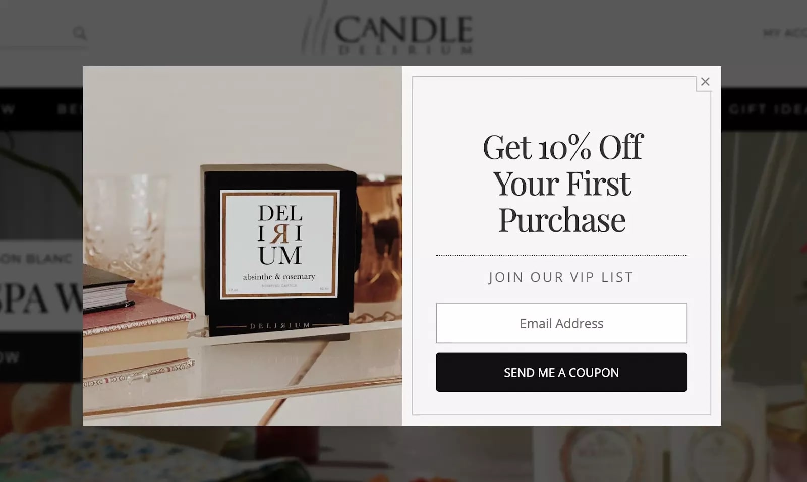 welcome pop-ups
