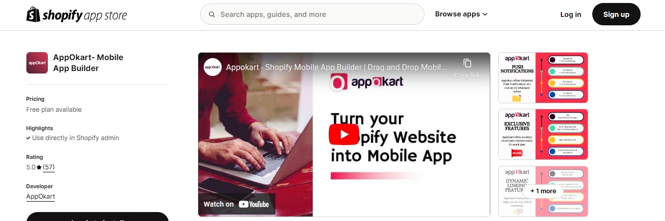 AppOkart Shopify Mobile App Builders