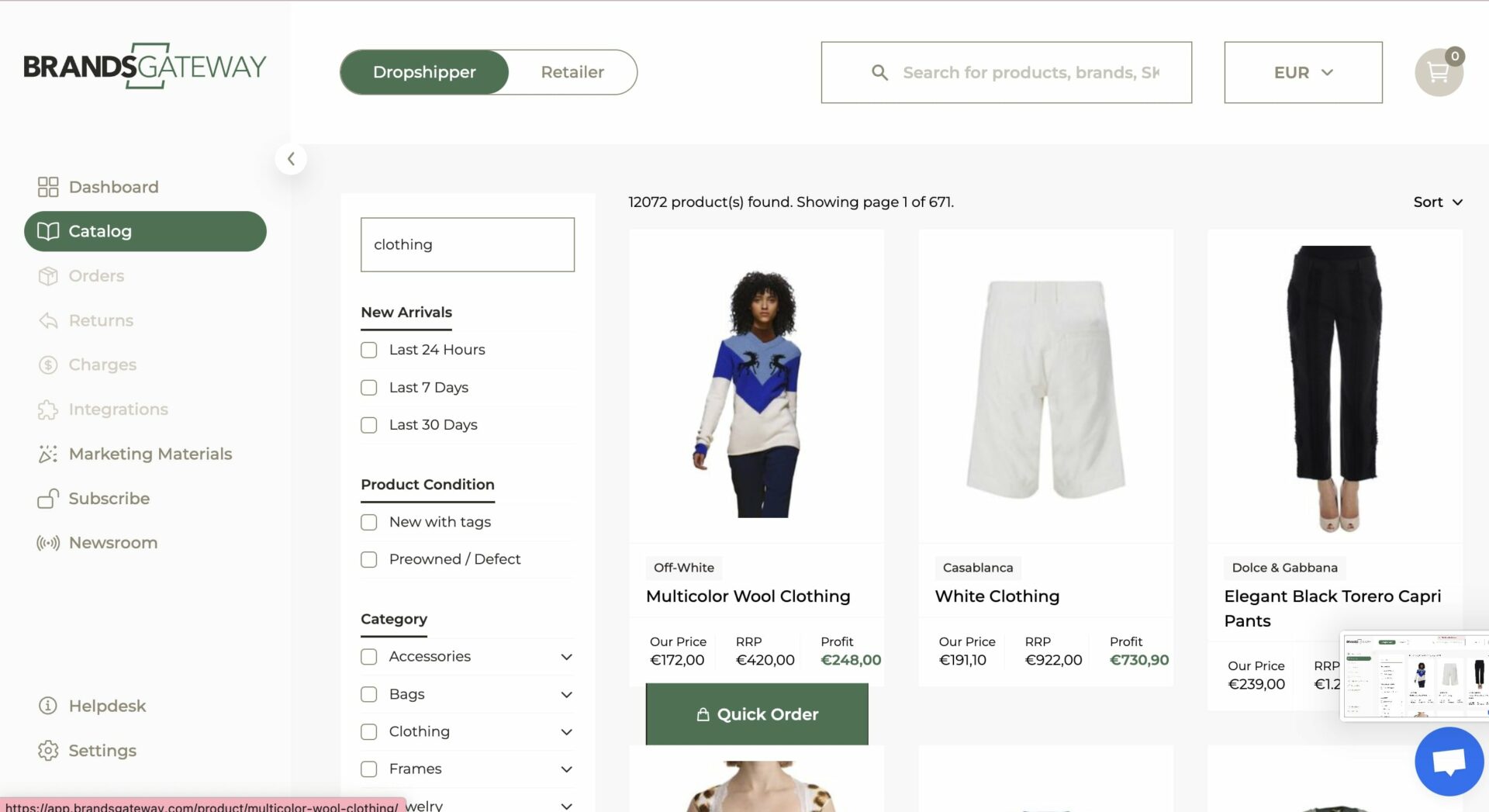 BrandsGateway - clothing dropshipping