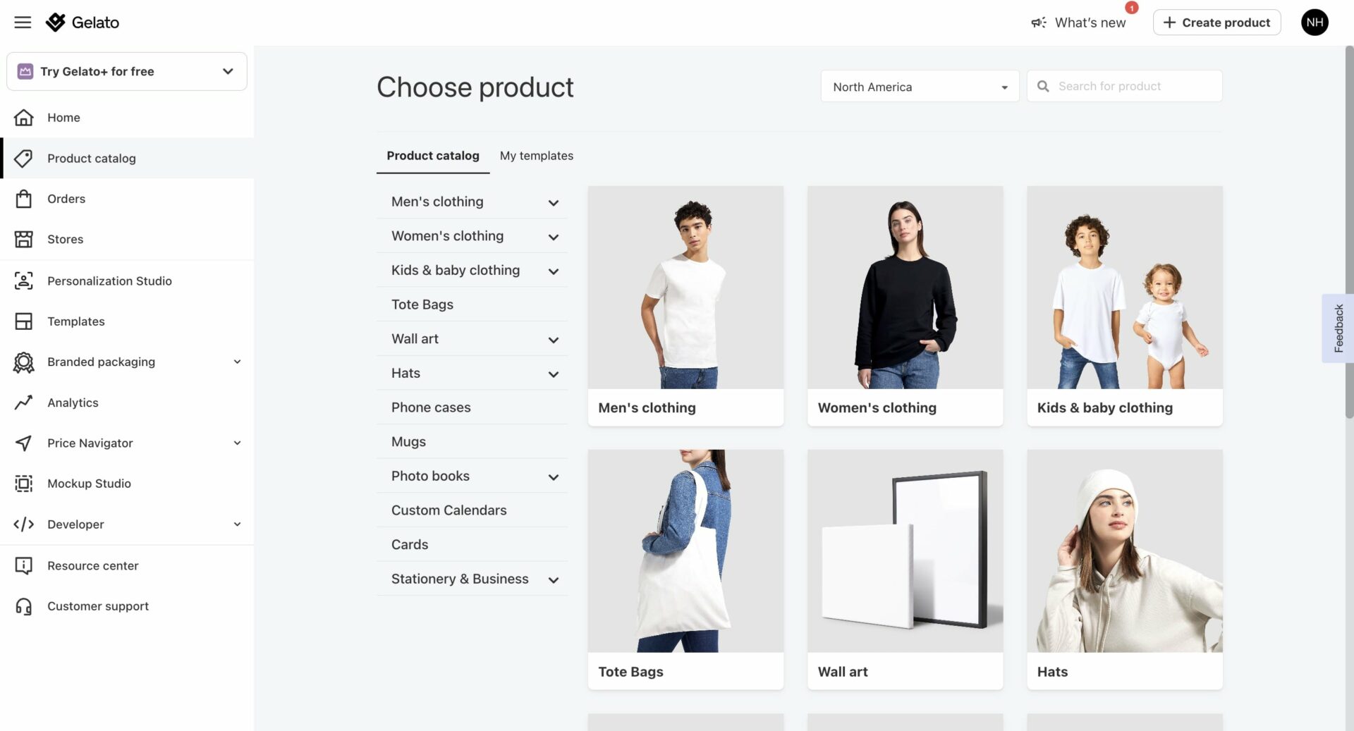 Gelato - clothing dropshipping suppliers