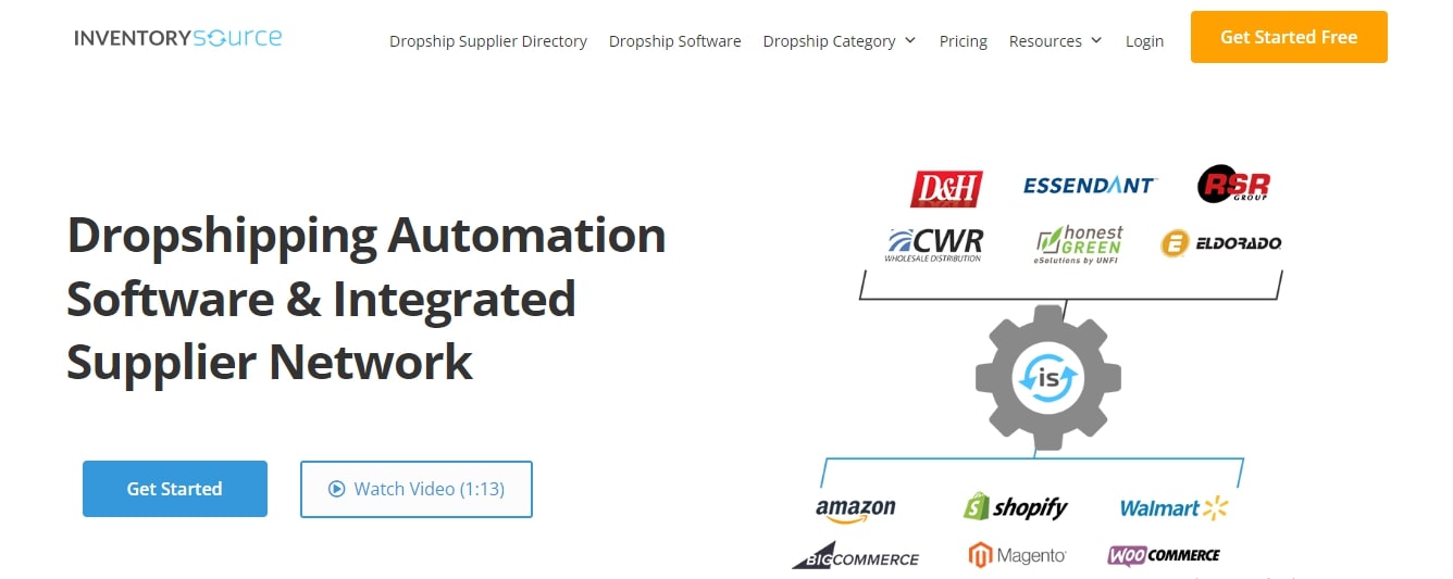 Inventory Source free dropshipping suppliers USA