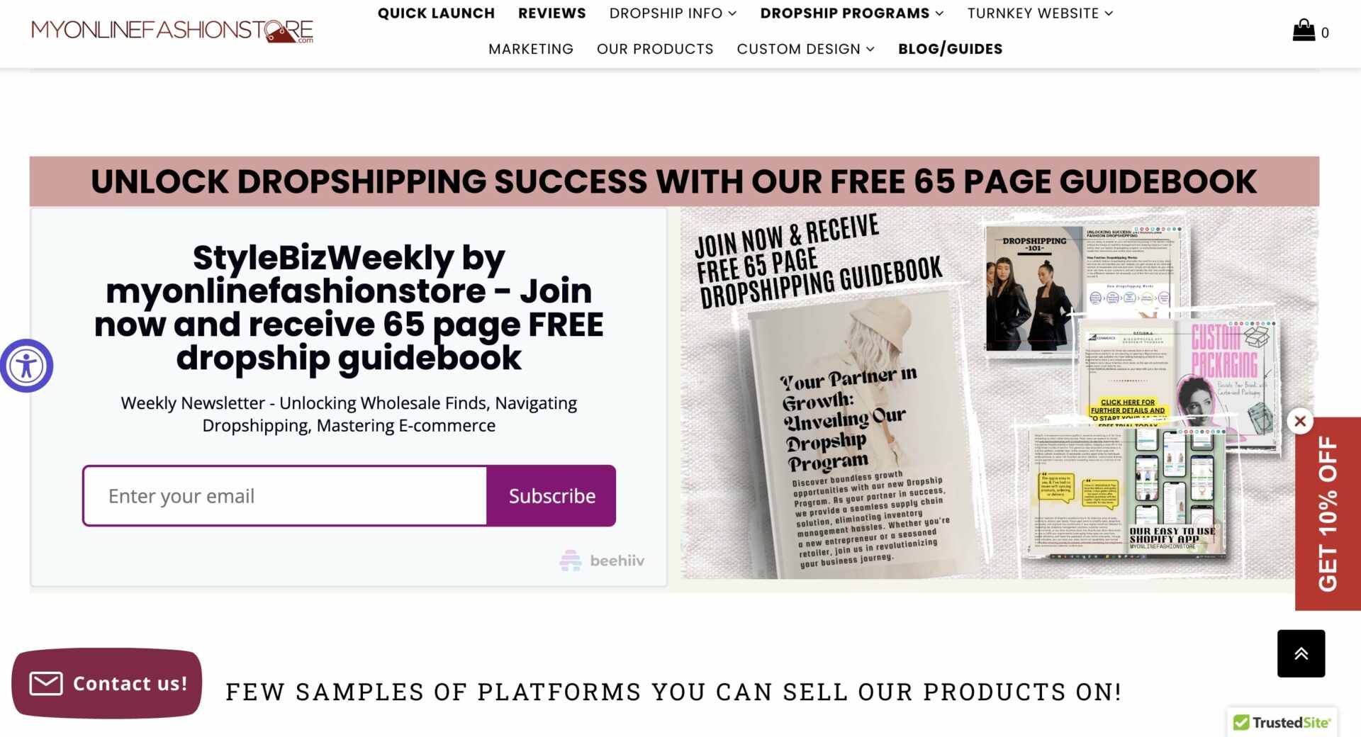 My Online Fashion Store - dropshipping clothing