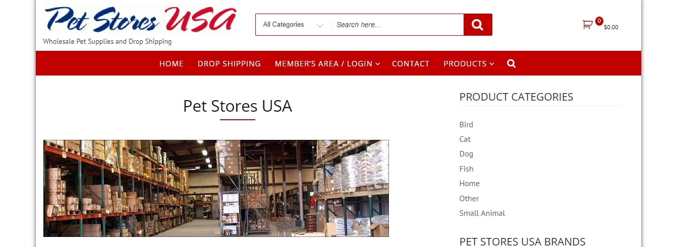 Pet Store USA free dropshipping suppliers USA