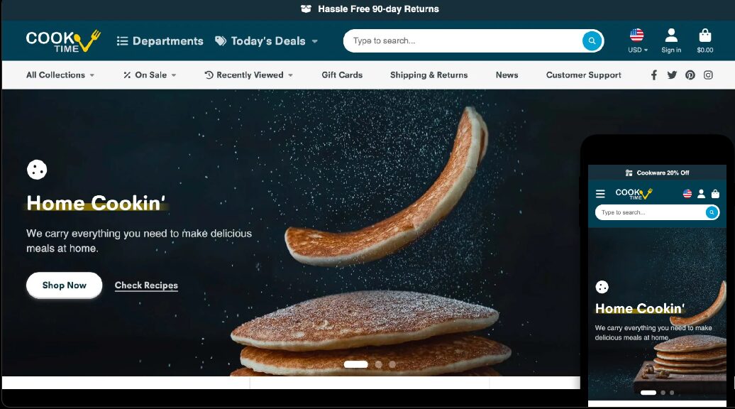 Showtime Shopify marketplace theme