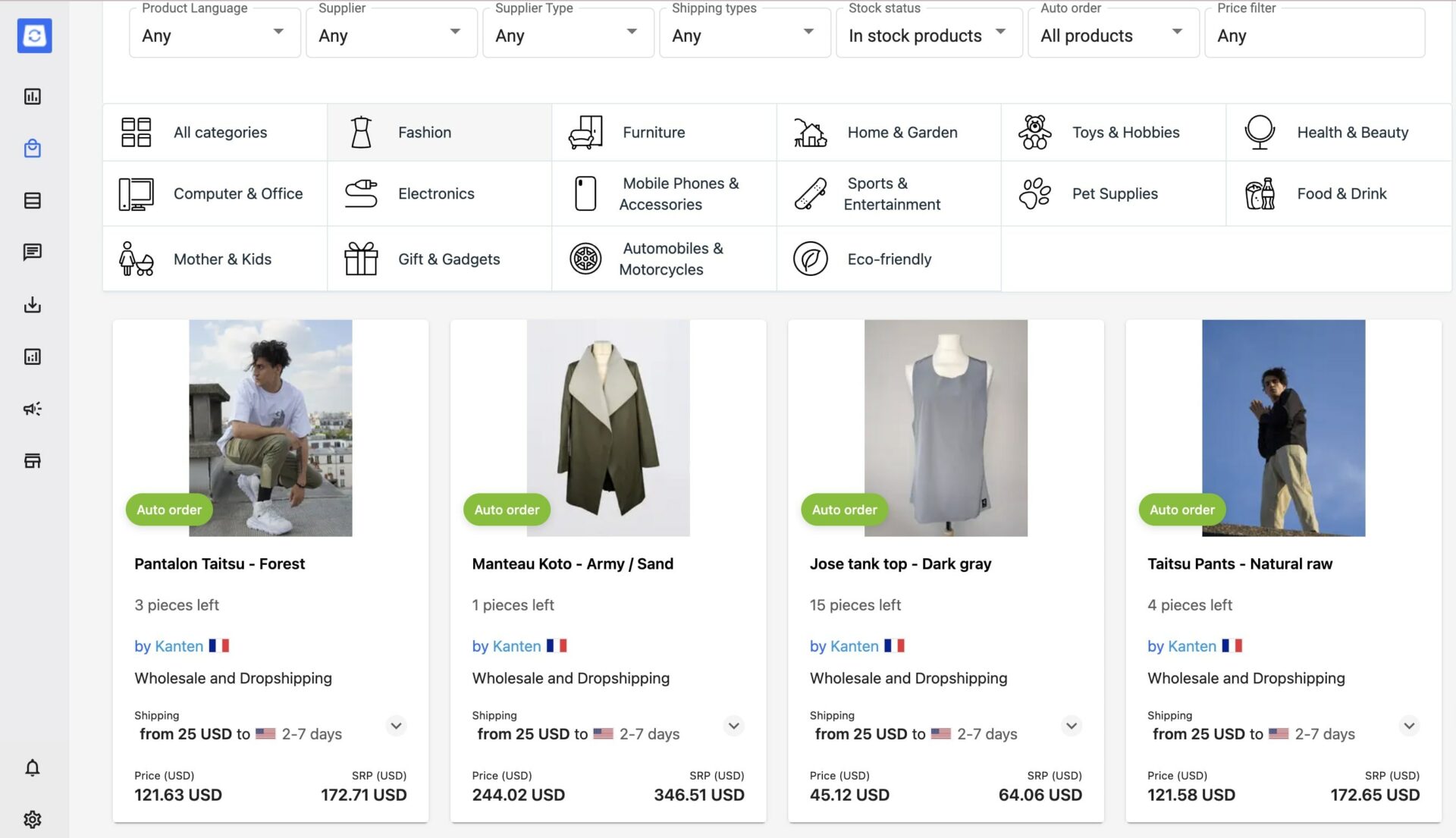Syncee - Best clothing dropshipping suppliers