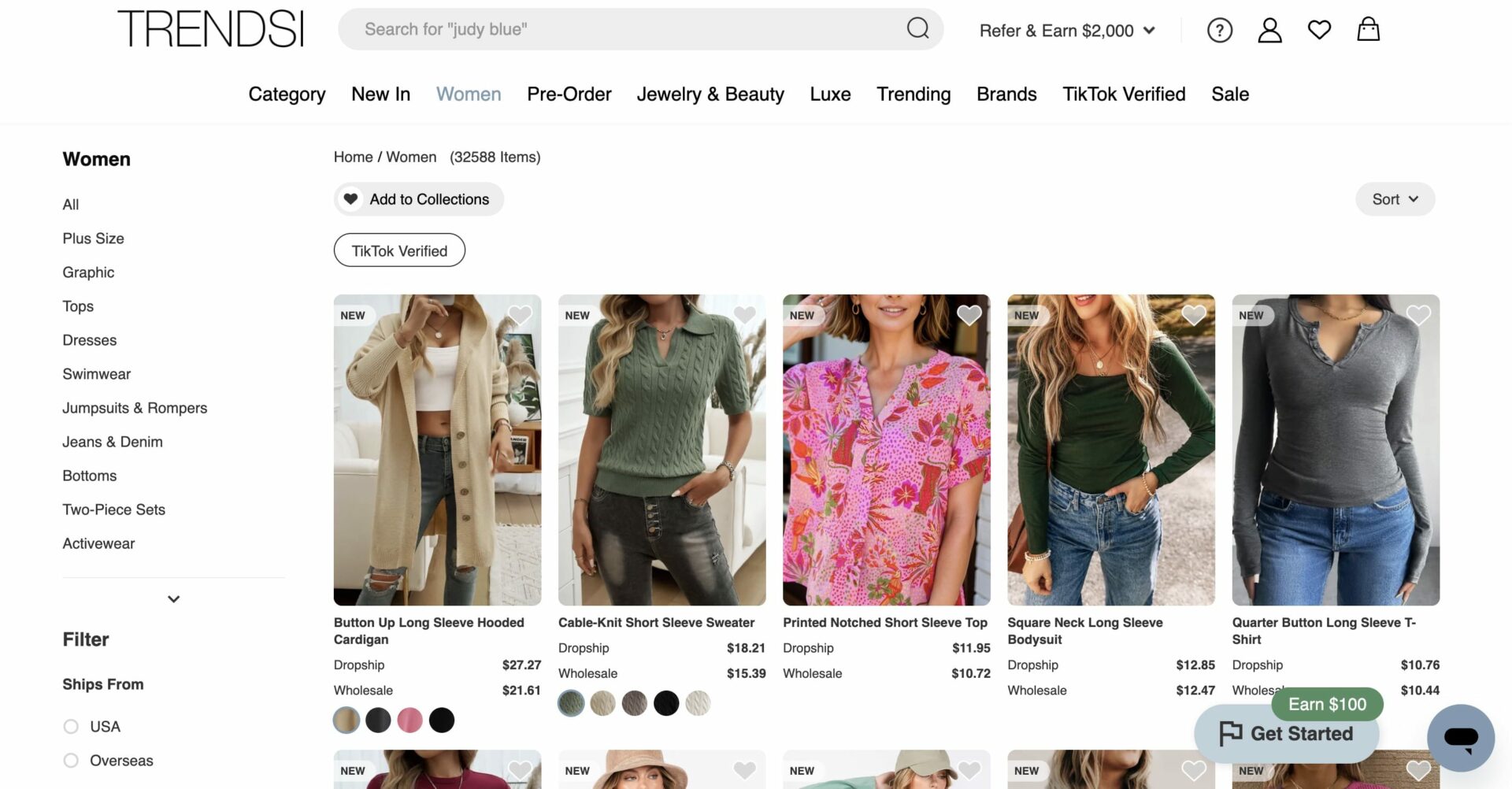 Trendsi - dropshipping clothing suppliers