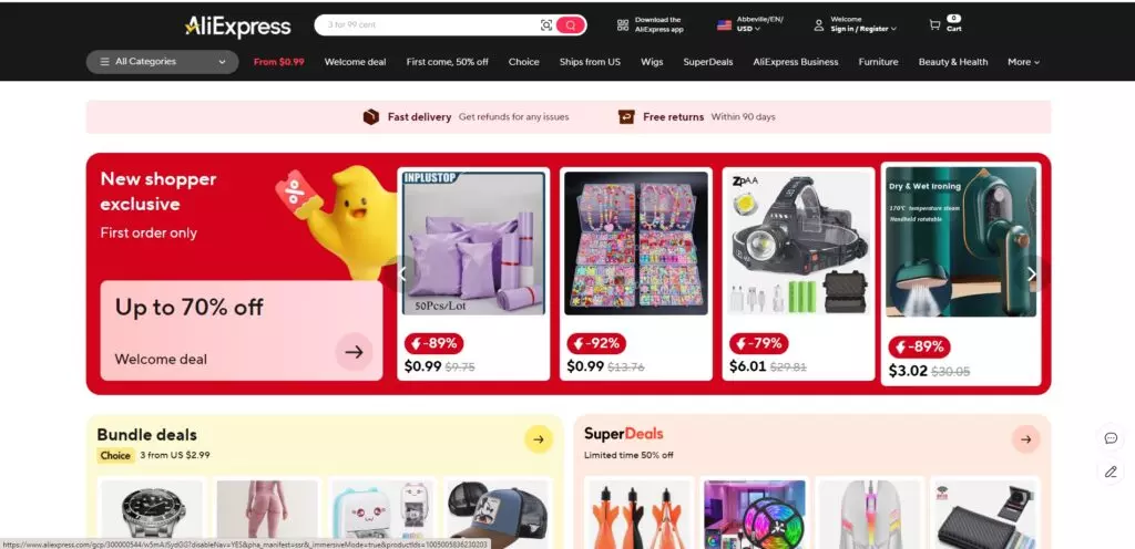 fashion dropshipping - aliexpress