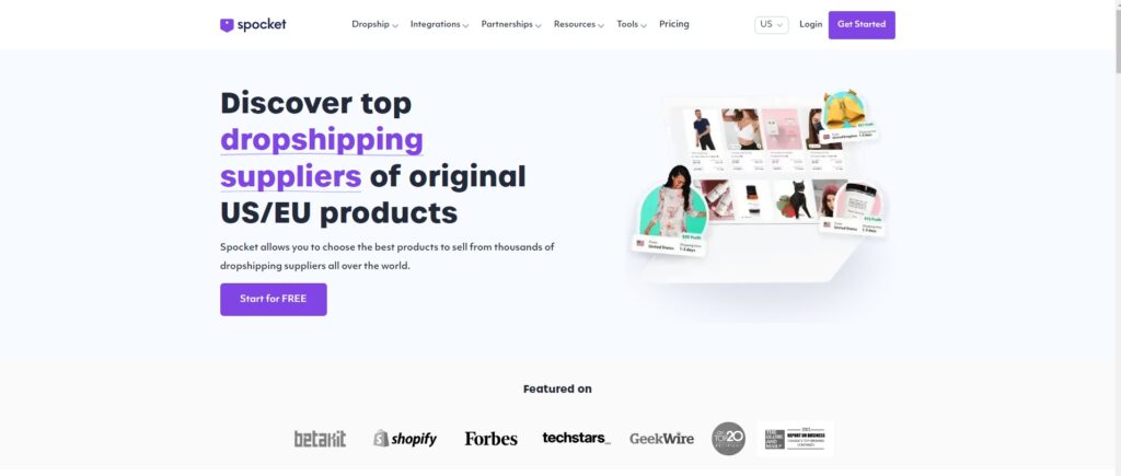 fashion dropshipping - spocket