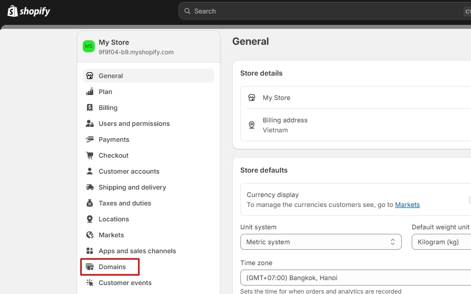 How to Change Shopify Store Name 2