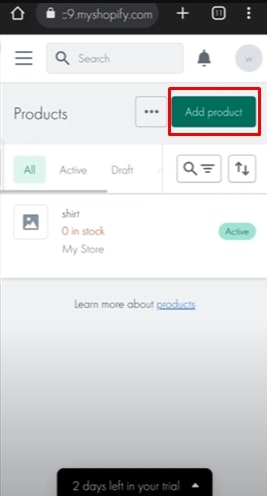 How to Import Products on Shopify Mobile App 2