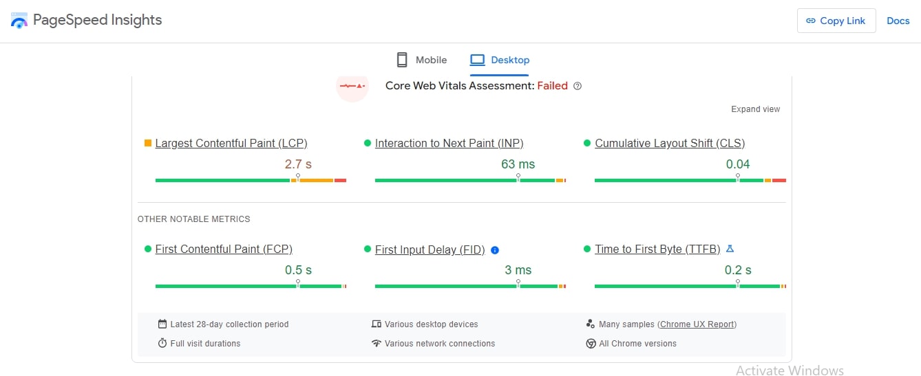 PageSpeed Insights