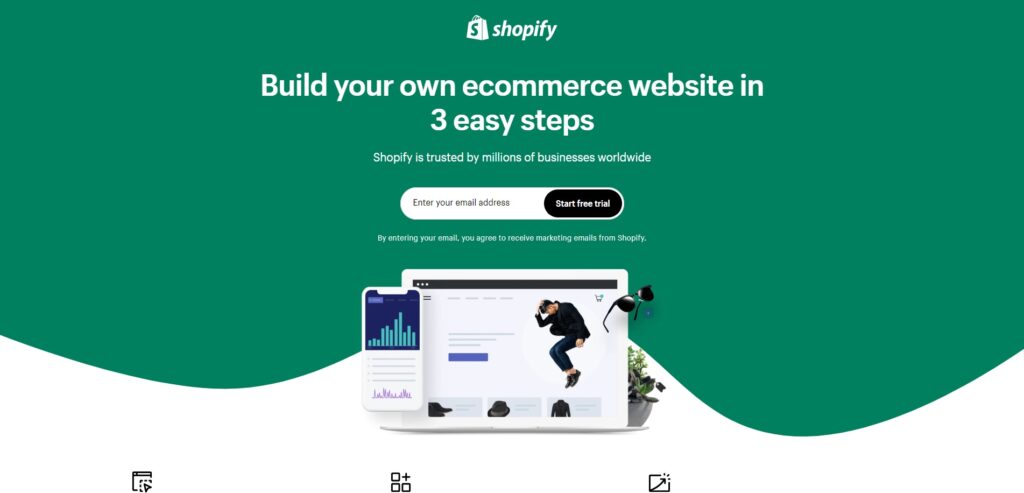 shopify free trial 