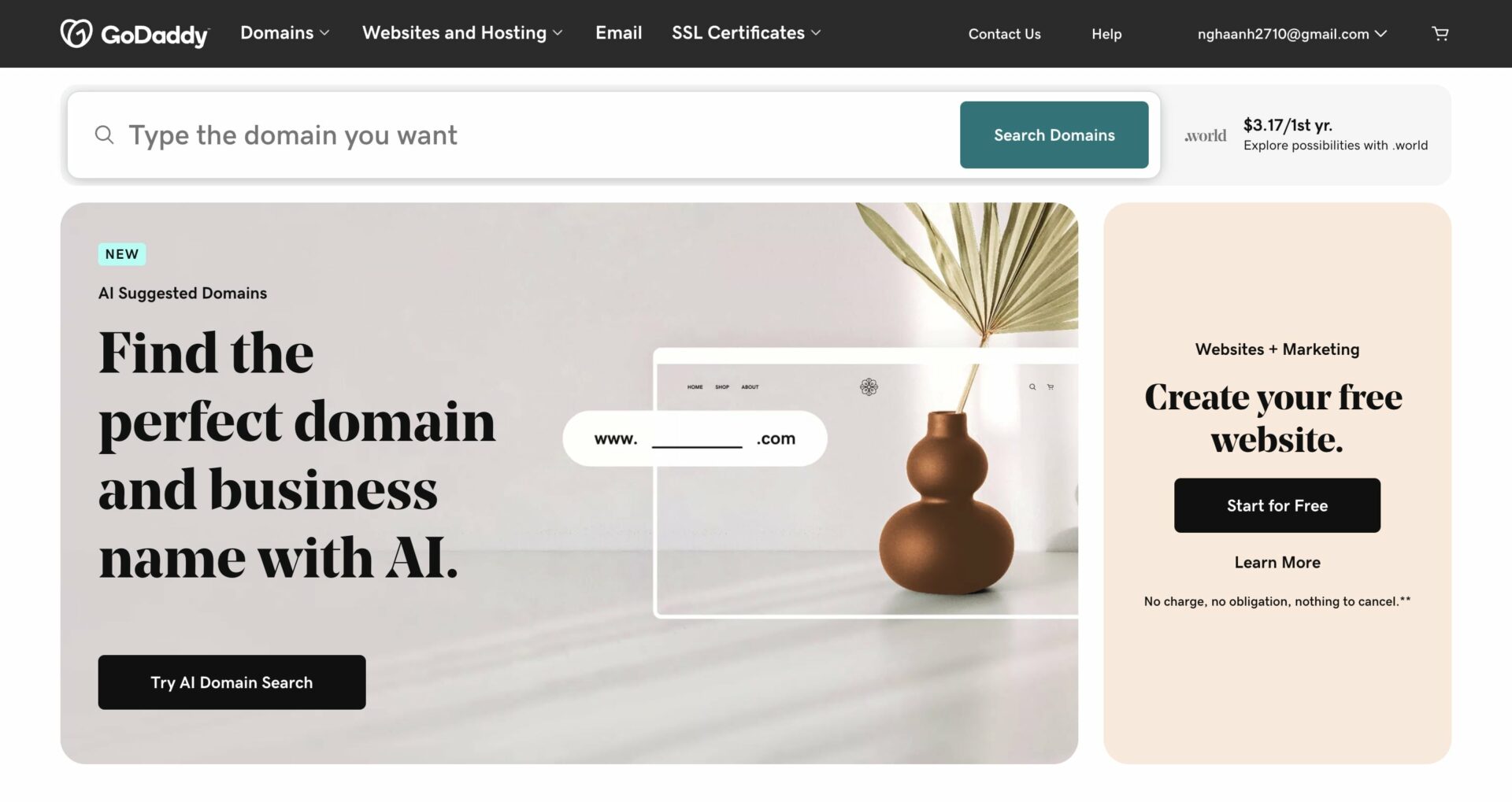 GoDaddy - best websites builder for small business