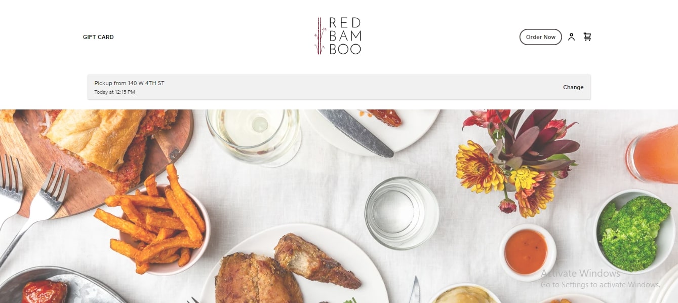 Red Bamboo Restaurant Website Designs