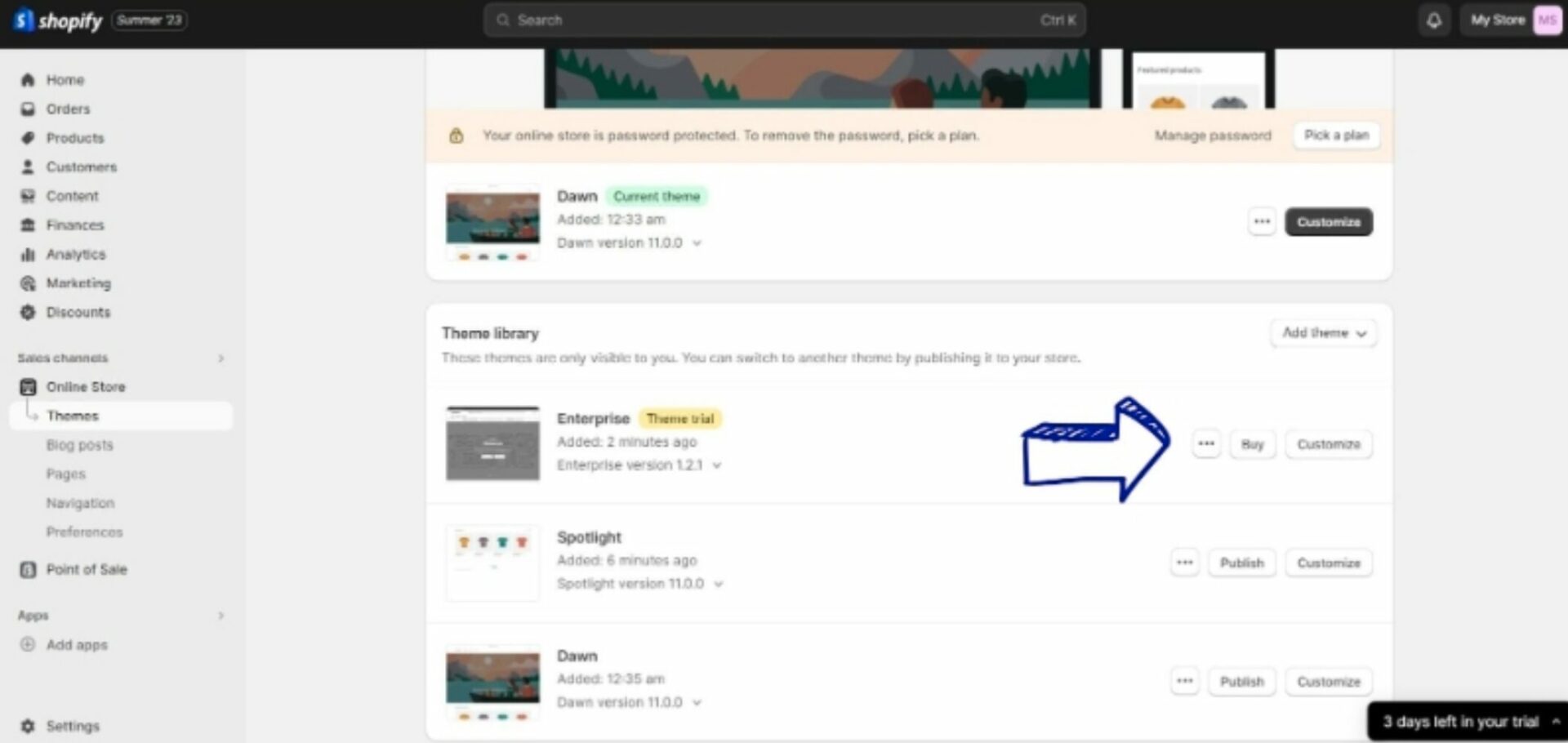 enterprise shopify theme