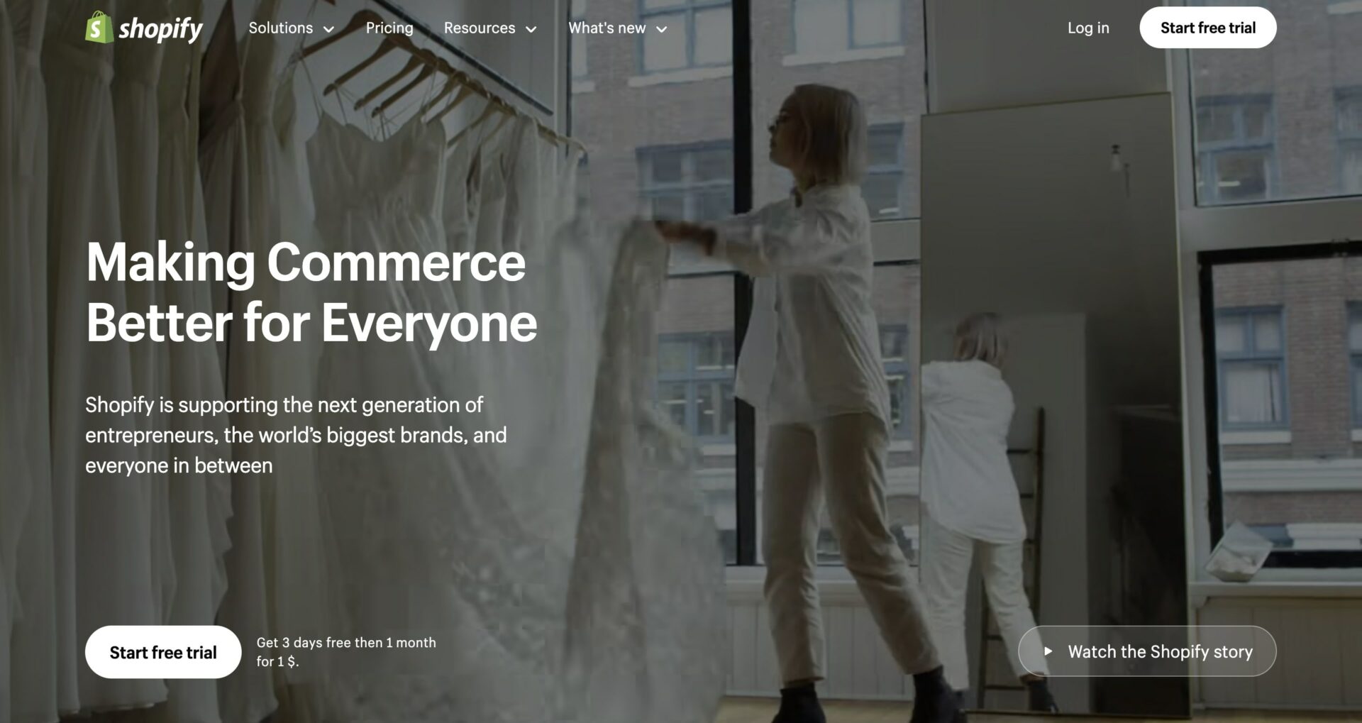 Shopify - top website builders for small business