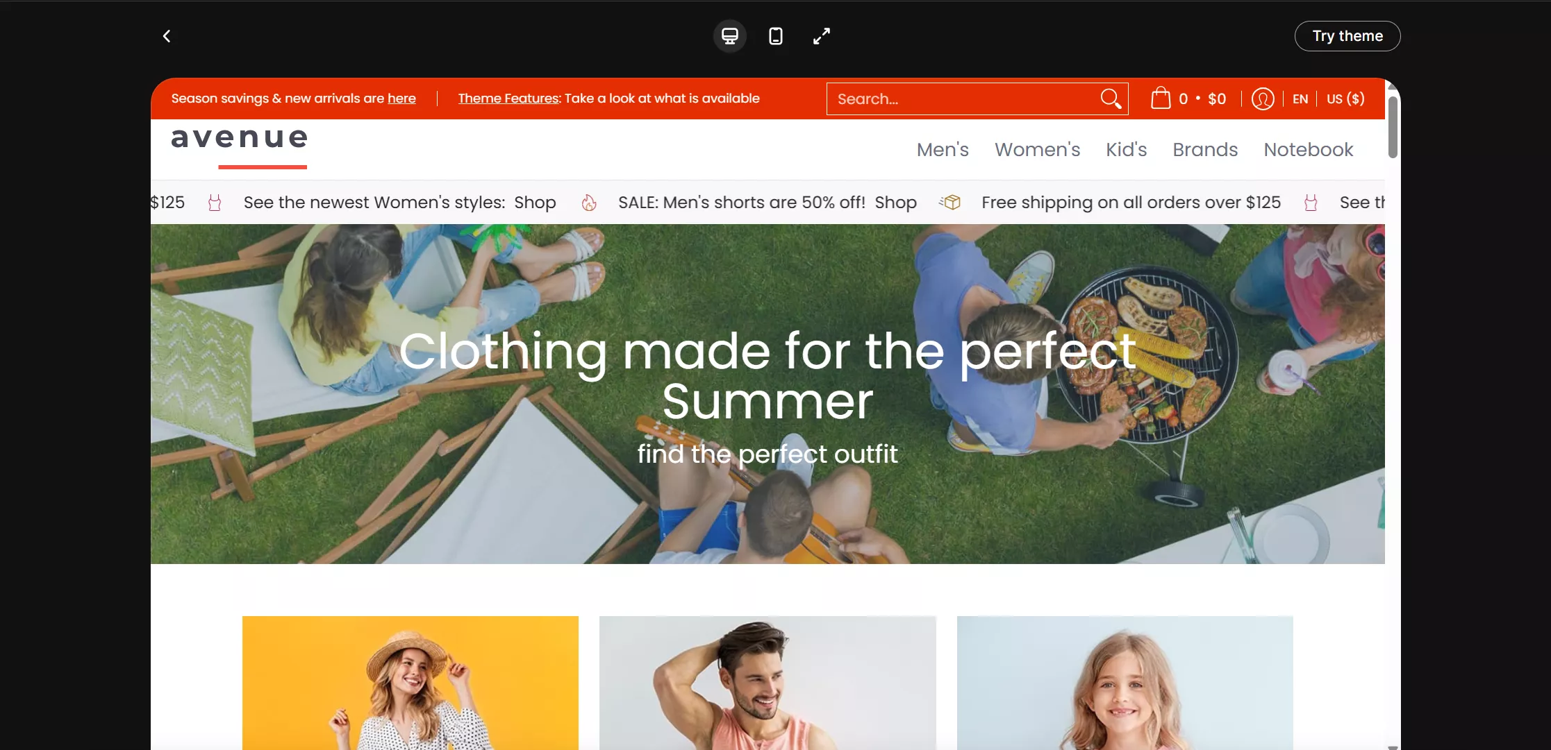 avenue-shopify-theme-banner
