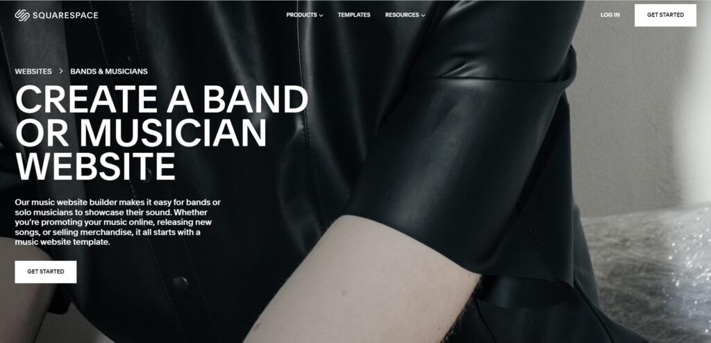 squarespace best website builder for musicians