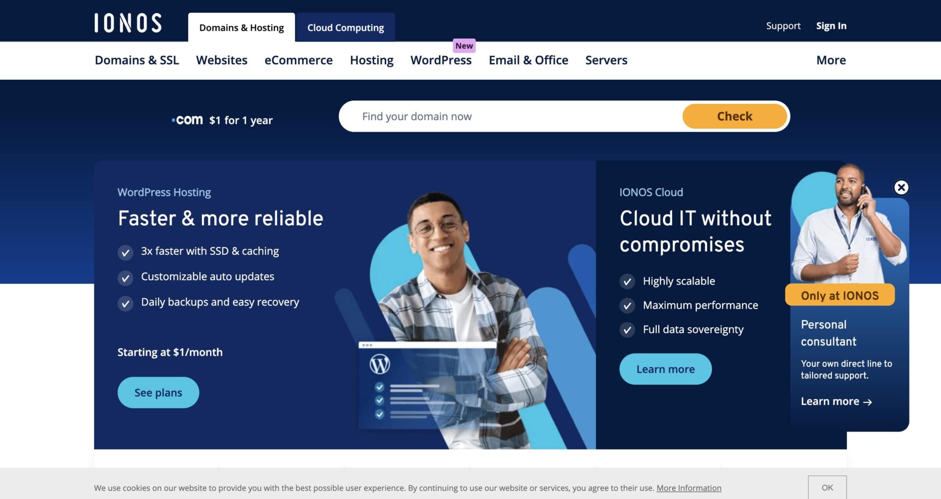 what is the best website builder for small business - IONOS