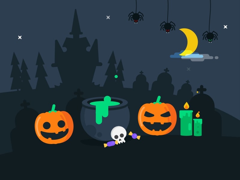Animated GIFs Halloween marketing ideas