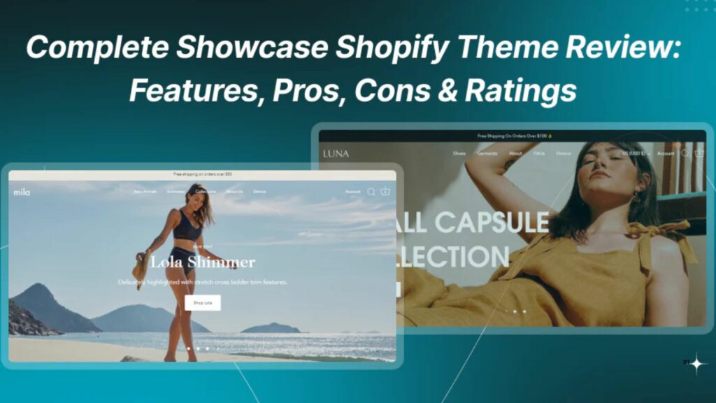 Showcase theme Shopify
