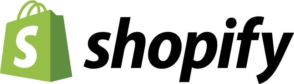 Shopify's logo including image and text 