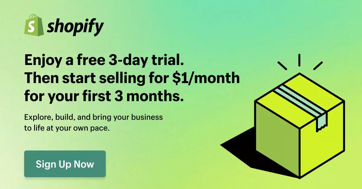 shopify-$1-for-3-months