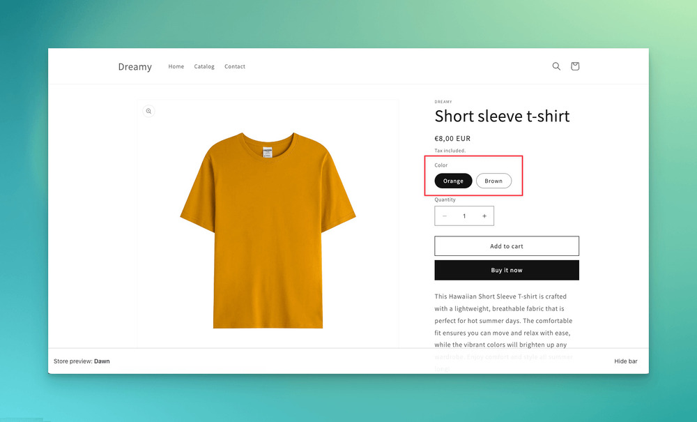 how to add variant images on shopify