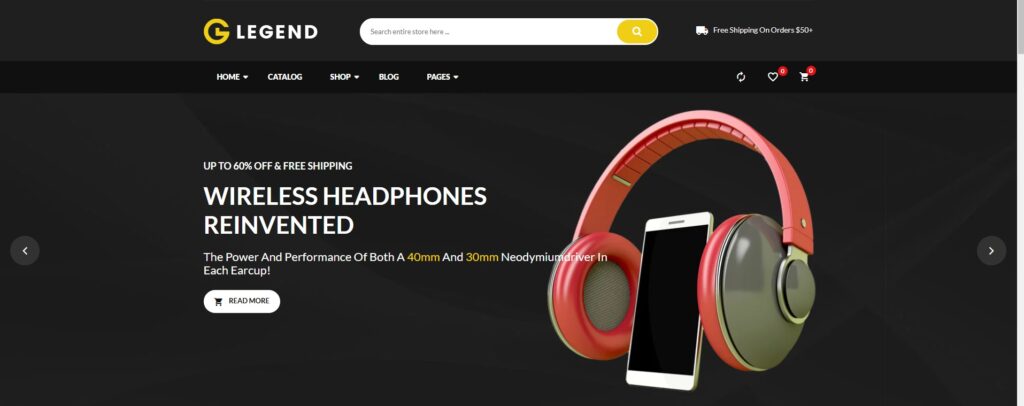 legend best shopify theme for digital products