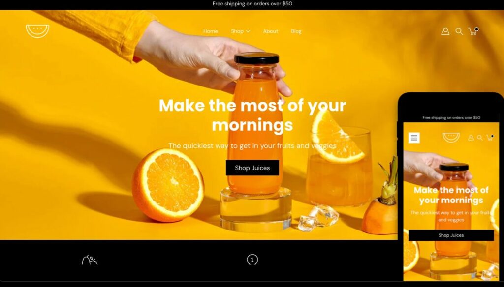 Mayfair preset of Modular Shopify theme