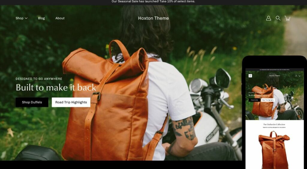Chelsea preset of Modular Shopify theme