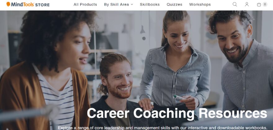 Mind Tools Store website