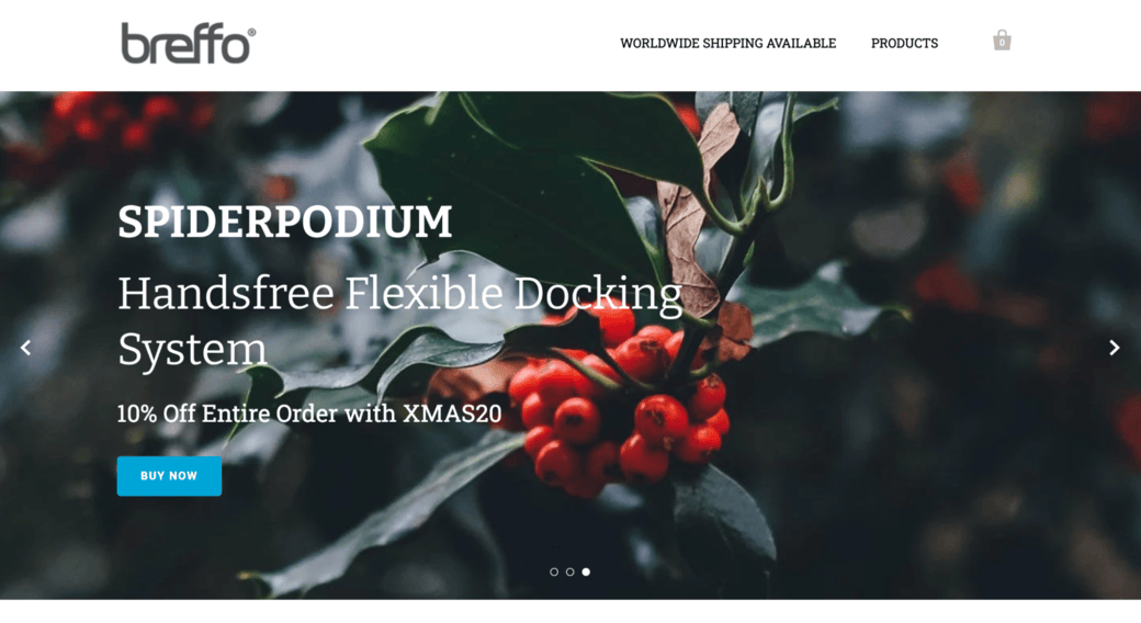 Shopify electronics store examples breffo
