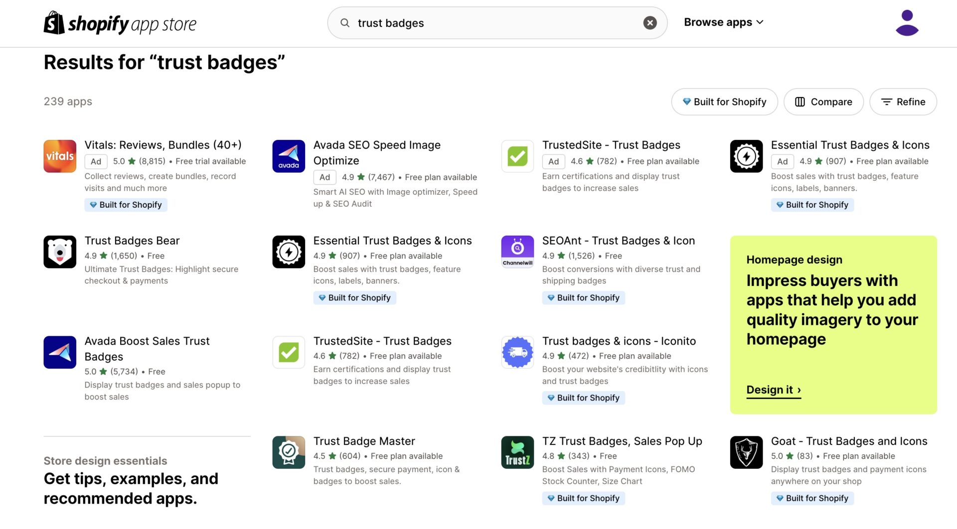 shopify trust badges