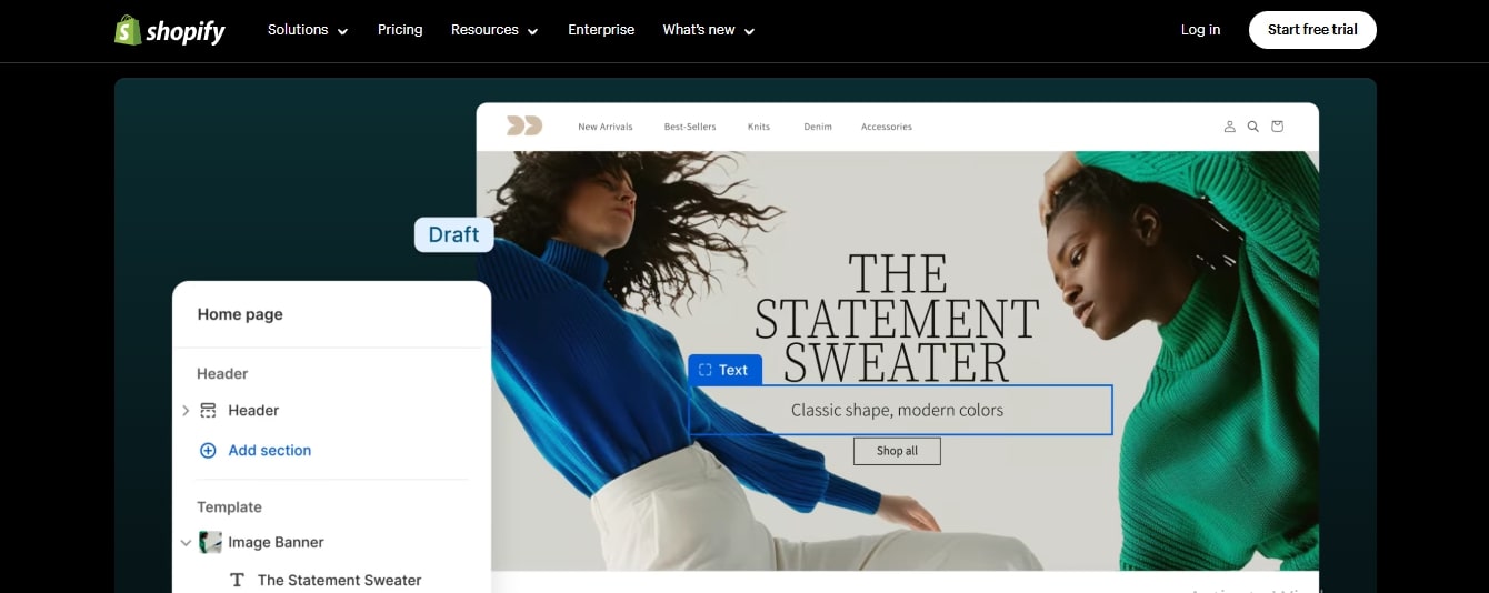 Shopify best church website builders