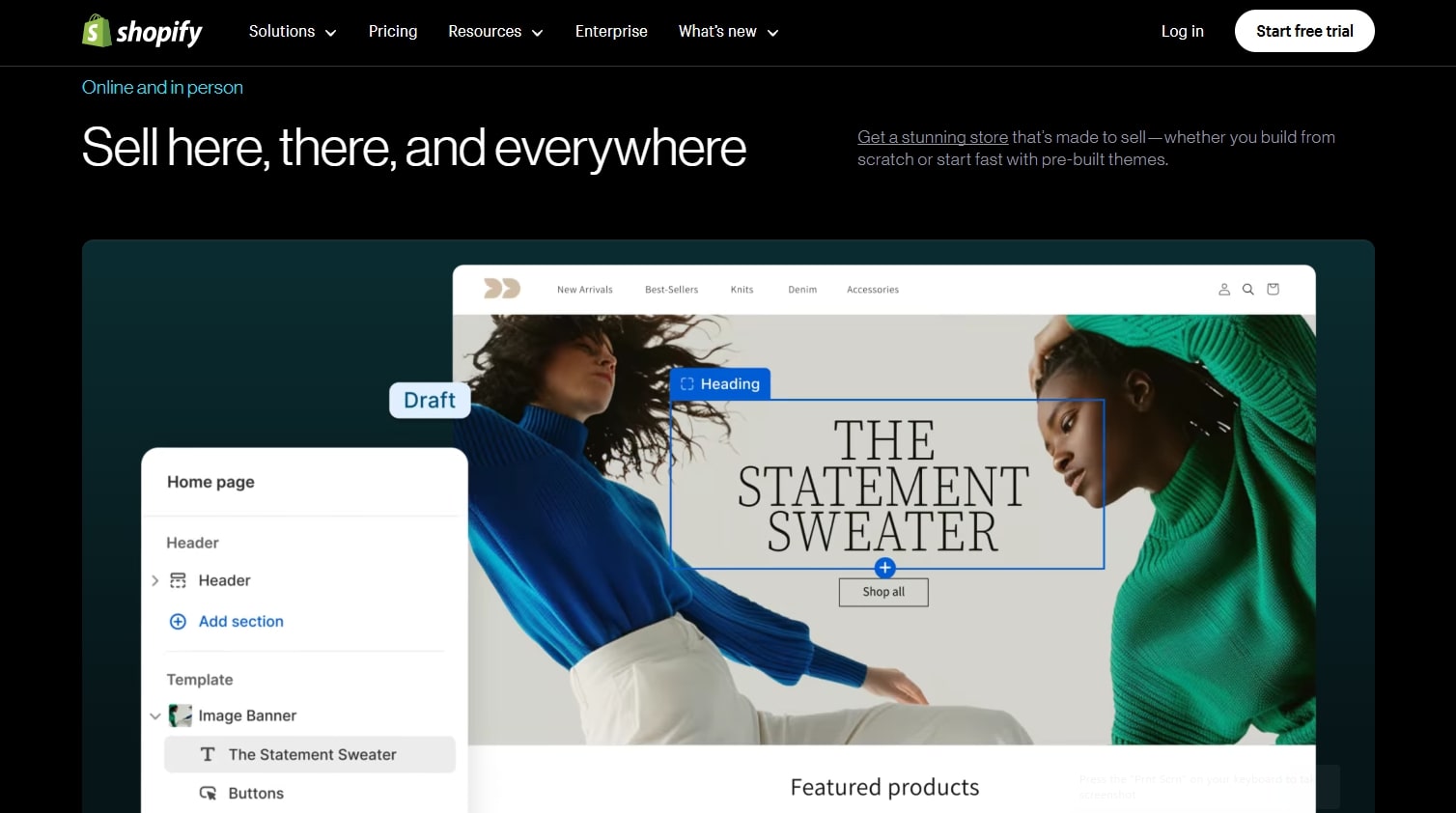Shopify best restaurant website builders