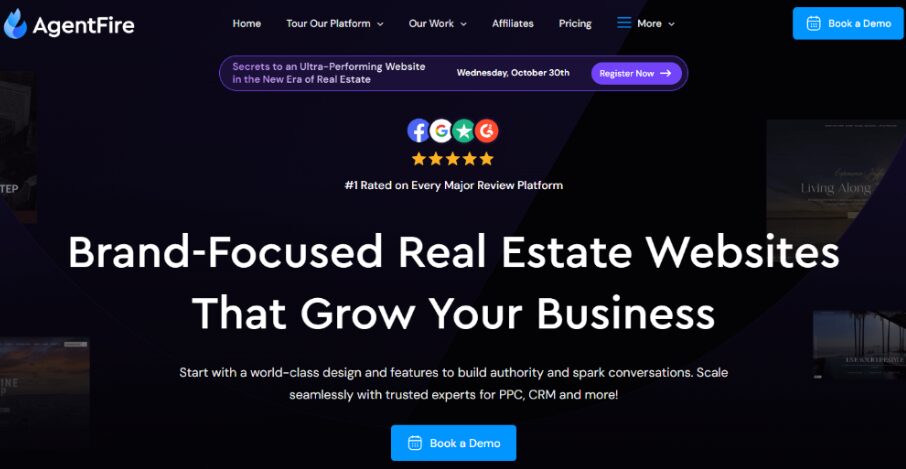 AgentFire's website