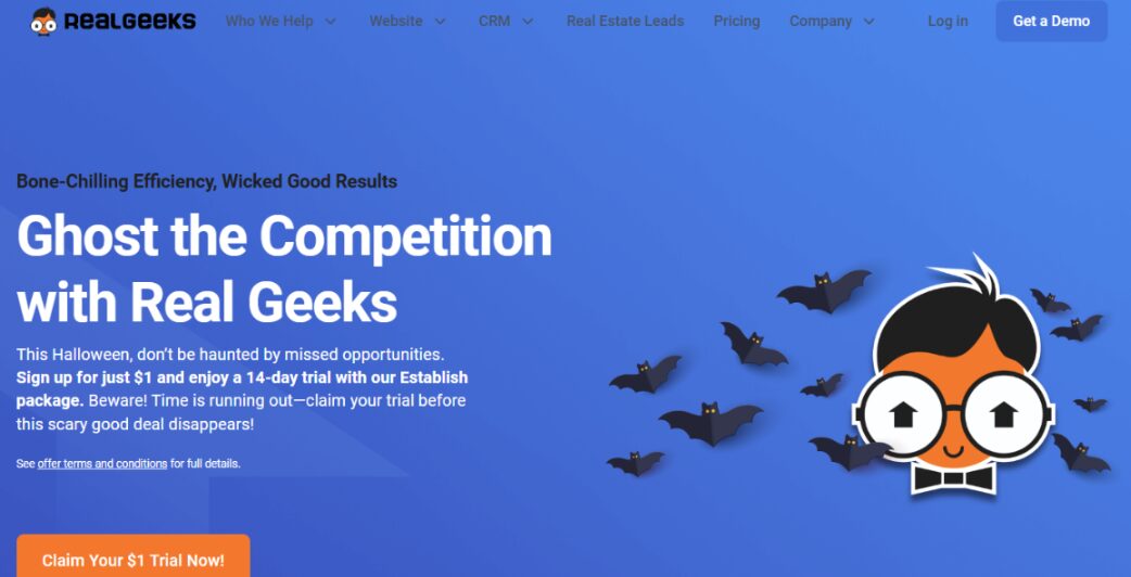 Reel Geeks's website