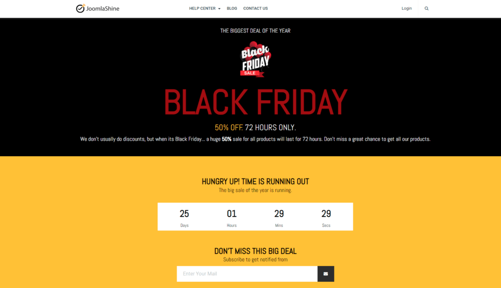 Black friday marketing strategy